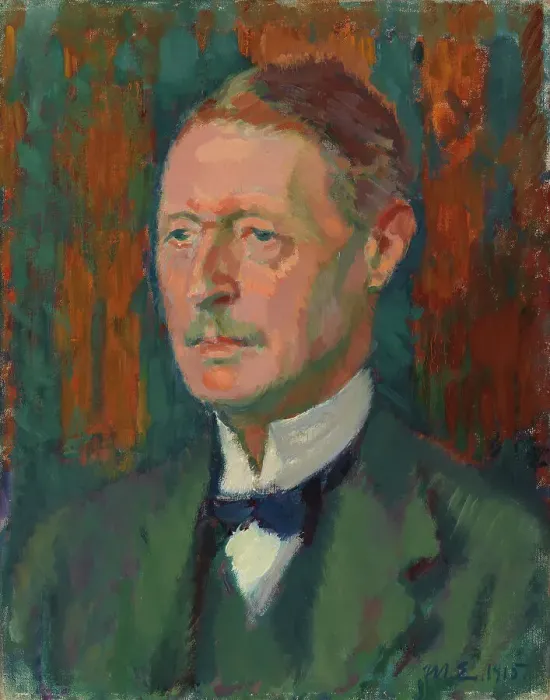 Framed Print : Portrait of A. W. Finch, 1915. Creator: Magnus Enckell Framed Print : Portrait of A. W. Finch, 1915. Creator: Magnus Enckell