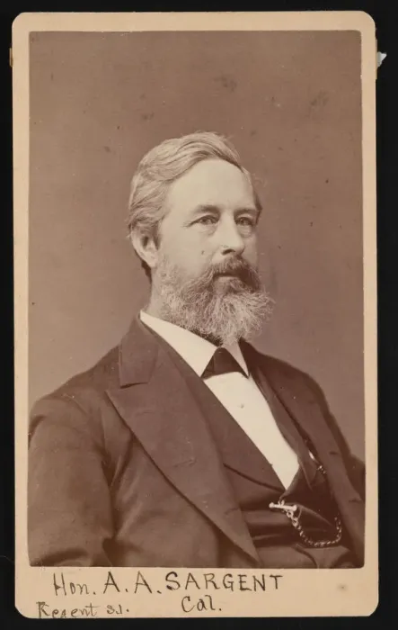 Framed Print : Portrait of Aaron Augustus Sargent (1827-1887), Before 1881 Framed Print : Portrait of Aaron Augustus Sargent (1827-1887), Before 1881