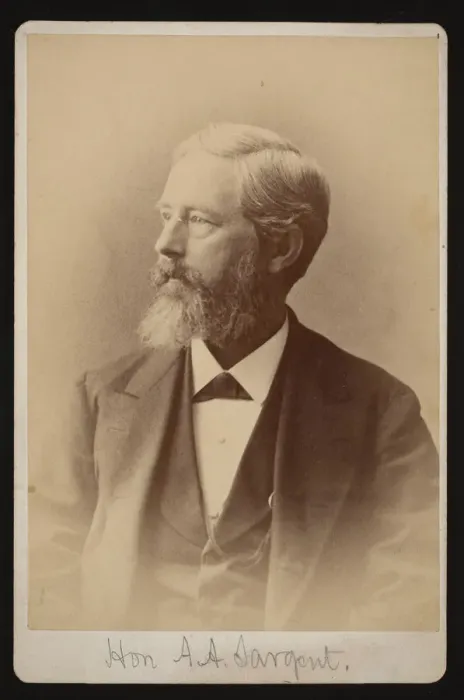 Framed Print : Portrait of Aaron Augustus Sargent (1827-1887), Between 1876 and 1880 Framed Print : Portrait of Aaron Augustus Sargent (1827-1887), Between 1876 and 1880