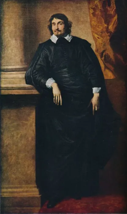Framed Print : Portrait of the Abbe Scaglia, 1634. Artist: Anthony van Dyck Framed Print : Portrait of the Abbe Scaglia, 1634. Artist: Anthony van Dyck