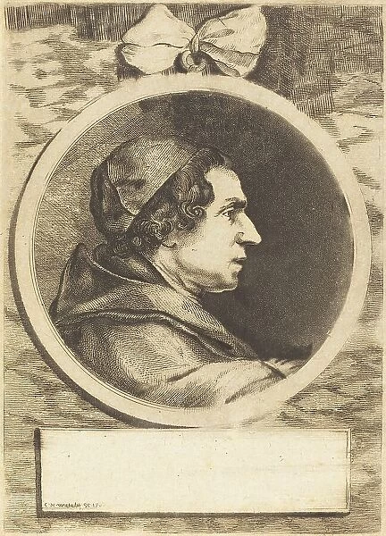 Portrait of an Abbot, 1767. Creator: Claude Henri Watelet