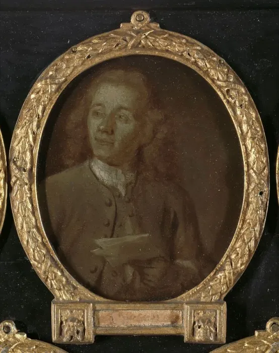 Framed Print : Portrait of Abraham Haen the Younger, Draftsman, Etcher and Poet in Amsterdam, 1732-1771. Creator: Jan Maurits Quinkhard Framed Print : Portrait of Abraham Haen the Younger, Draftsman, Etcher and Poet in Amsterdam, 1732-1771. Creator: Jan Maurits Quinkhard