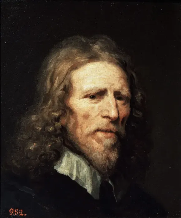 Framed Print : Portrait of Abraham van der Doort, before 1640 Framed Print : Portrait of Abraham van der Doort, before 1640