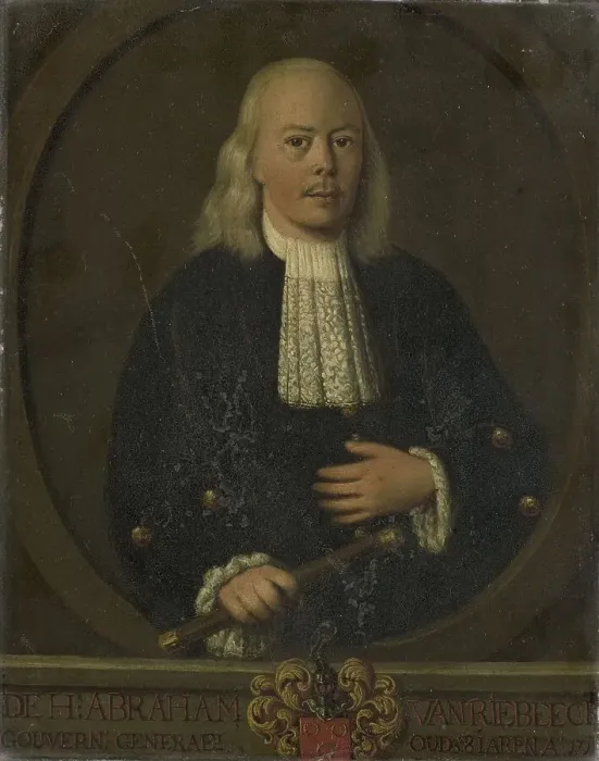 Framed Print : Portrait of Abraham van Riebeeck, Governor-General of the Dutch East Indies, 1750-1800. Creator: Anon Framed Print : Portrait of Abraham van Riebeeck, Governor-General of the Dutch East Indies, 1750-1800. Creator: Anon