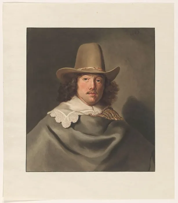 Framed Print : Portrait of Abraham Velters (1603-1690), 1822. Creator: Christiaen Kramm Framed Print : Portrait of Abraham Velters (1603-1690), 1822. Creator: Christiaen Kramm