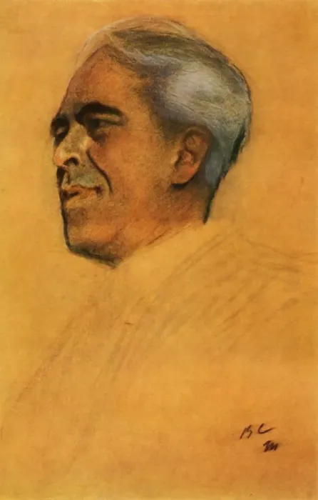Framed Print : Portrait of the Actor Konstantin Sergeyevich Stanislavsky, 1911, (1965). Creator: Valentin Serov Framed Print : Portrait of the Actor Konstantin Sergeyevich Stanislavsky, 1911, (1965). Creator: Valentin Serov