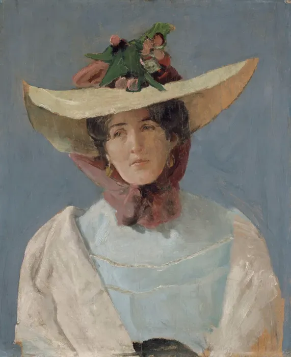 Framed Print : Portrait of the actress Agnes Mowinckel, 1904. Creator: Christian Krohg Framed Print : Portrait of the actress Agnes Mowinckel, 1904. Creator: Christian Krohg