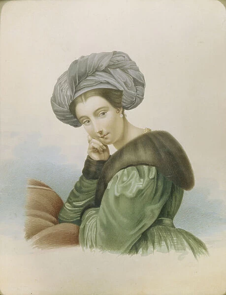 Portrait of the actress Ekaterina Semyonova (1786-1849), Early 19th cen Artist: Anonymous, 18th century