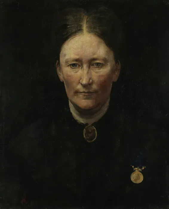 Framed Print : Portrait of the Actress Laura Gundersen, 1879. Creator: Hans Heyerdahl Framed Print : Portrait of the Actress Laura Gundersen, 1879. Creator: Hans Heyerdahl