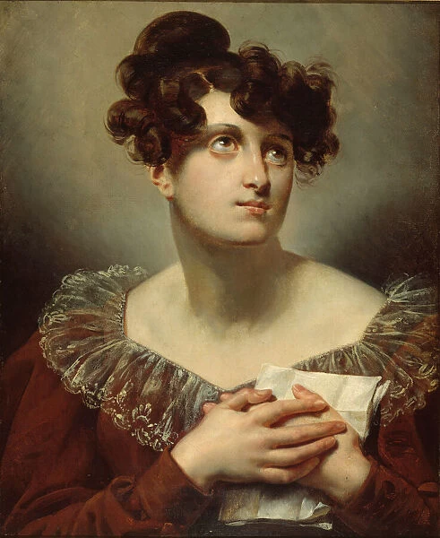 Portrait of the actress Mademoiselle Mars (Anne Francoise Hyppolyte Boutet)