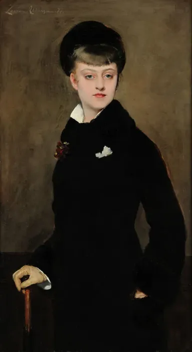 Framed Print : Portrait of the actress Renée Delmas (1858-1902), 1877. Creator: Abbéma, Louise (1853-1927) Framed Print : Portrait of the actress Renée Delmas (1858-1902), 1877. Creator: Abbéma, Louise (1853-1927)