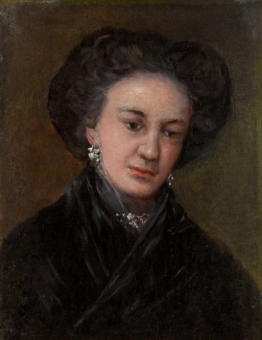 Framed Print : Portrait of the actress Rita Luna (1770-1832), Early 19th cen Creator: Goya, Francisco Framed Print : Portrait of the actress Rita Luna (1770-1832), Early 19th cen Creator: Goya, Francisco