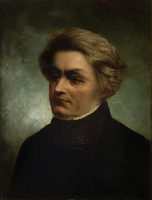 Framed Print : Portrait of Adam Mickiewicz, 1882. Creator: Tytus Maleszewski Framed Print : Portrait of Adam Mickiewicz, 1882. Creator: Tytus Maleszewski