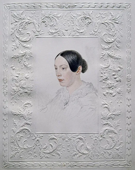 Framed Print : Portrait of Adelaida Alexandrovna Senkovskaya (1800-1858), nee Baroness von Rahl, End 1840s. Artist: Briullov, Alexander Pavlovich (1798-1877) Framed Print : Portrait of Adelaida Alexandrovna Senkovskaya (1800-1858), nee Baroness von Rahl, End 1840s. Artist: Briullov, Alexander Pavlovich (1798-1877)