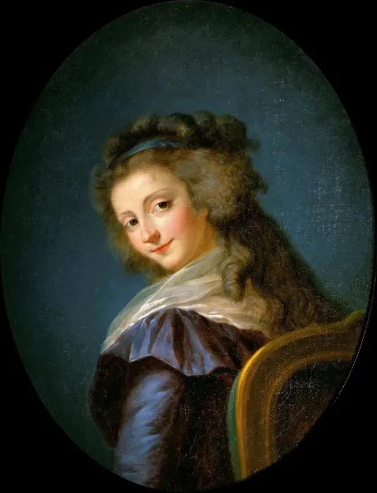 Framed Print : Portrait of Adelaide de la Briche (1755-1844), 1790. Creator: Vigee Le Brun Framed Print : Portrait of Adelaide de la Briche (1755-1844), 1790. Creator: Vigee Le Brun