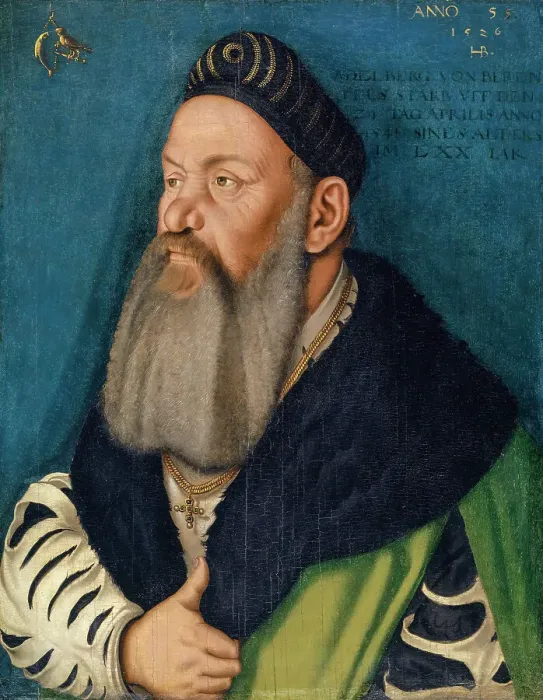 Framed Print : Portrait of Adelberg III of Bärenfels, 1526. Creator: Baldung (Baldung Grien), Hans (1484-1545) Framed Print : Portrait of Adelberg III of Bärenfels, 1526. Creator: Baldung (Baldung Grien), Hans (1484-1545)