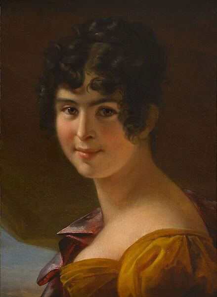 Portrait of Adele Foucher (1803-1868), ca 1820. Creator: Duvidal de Montferrier