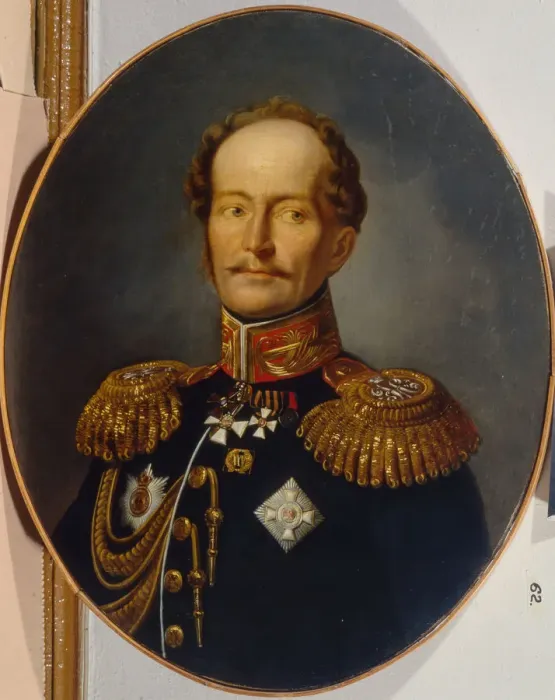 Framed Print : Portrait of the Adjutant General Karl Karlovich Merder (1787-1834), 1820s. Artist: Anonymous Framed Print : Portrait of the Adjutant General Karl Karlovich Merder (1787-1834), 1820s. Artist: Anonymous