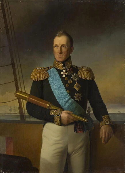Portrait of Admiral Aleksey Samuilovich Greig (1775-1845)