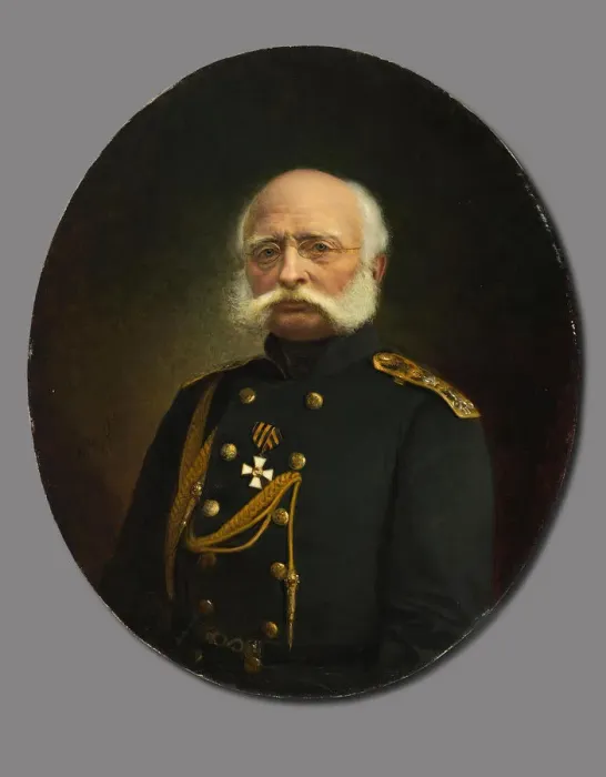 Framed Print : Portrait of Admiral Baron Ferdinand von Wrangel (1796?1870), 1892 Framed Print : Portrait of Admiral Baron Ferdinand von Wrangel (1796?1870), 1892