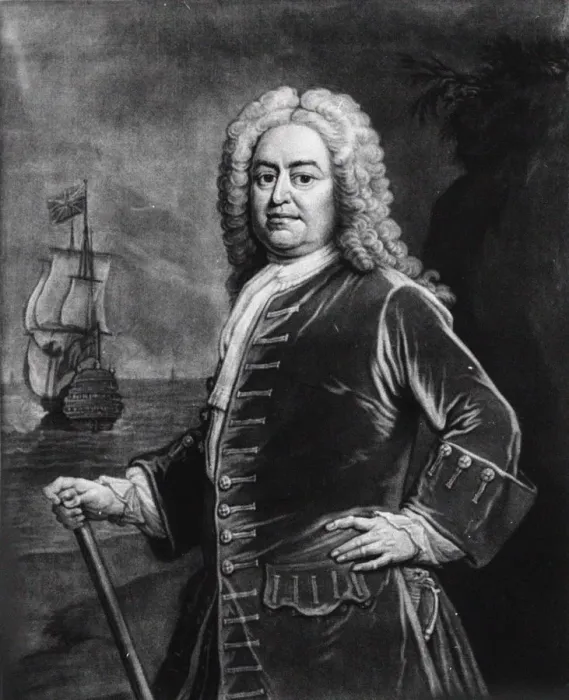 Framed Print : Portrait of Admiral Sir John Norris (1670-1749) Framed Print : Portrait of Admiral Sir John Norris (1670-1749)