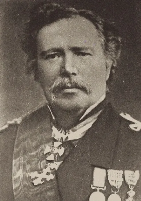 Framed Print : Portrait of Admiral Vittorio Arminjon (1830-1897). Creator: Anonymous Framed Print : Portrait of Admiral Vittorio Arminjon (1830-1897). Creator: Anonymous