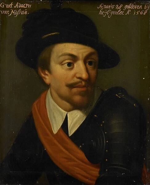 Portrait of Adolf (1540-68), Count of Nassau, c.1633-c.1635. Creator: Workshop of Wybrand de Geest