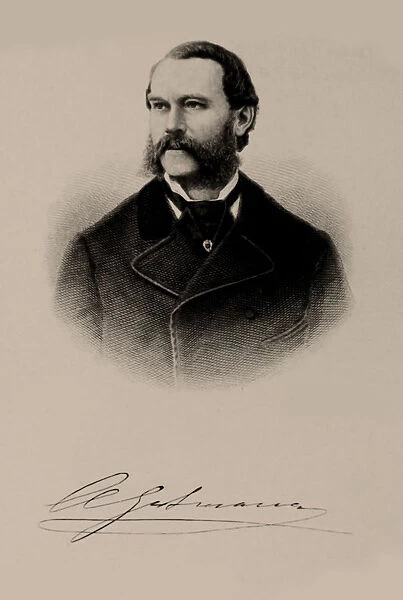 Portrait of Adolf Wilhelm Gutmann (1819-1882), ca 1860