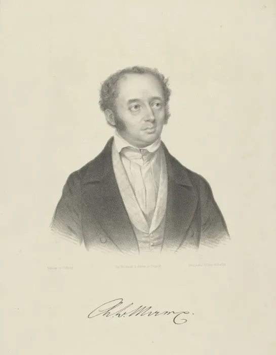 Framed Print : Portrait of Adolph Bernhard Marx (1795-1866), c. 1830-1840. Creator: Breitkopf & Hartel Framed Print : Portrait of Adolph Bernhard Marx (1795-1866), c. 1830-1840. Creator: Breitkopf & Hartel