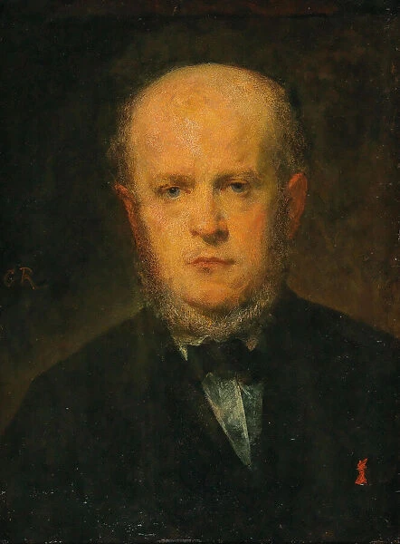 Portrait of Adolph Menzel (1815-1905), 1867. Creator: Ricard, Louis-Gustave (1823-1872)