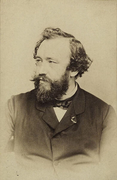 Portrait of Adolphe Sax (1814-1894), ca 1860. Creator: Clarkington, Charles (1826-1861)