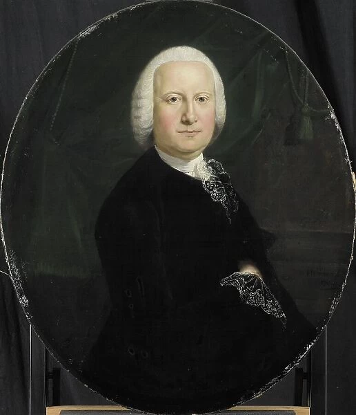 Portrait of Adriaan du Bois, Director of the Rotterdam Chamber of the Dutch East India Company, elec Creator: Jean Humbert