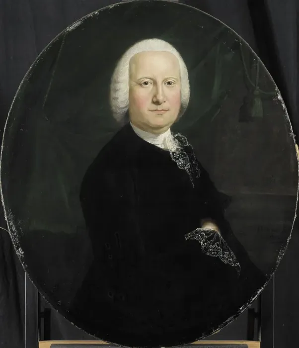Framed Print : Portrait of Adriaan du Bois, Director of the Rotterdam Chamber of the Dutch East India Company, elec Creator: Jean Humbert Framed Print : Portrait of Adriaan du Bois, Director of the Rotterdam Chamber of the Dutch East India Company, elec Creator: Jean Humbert