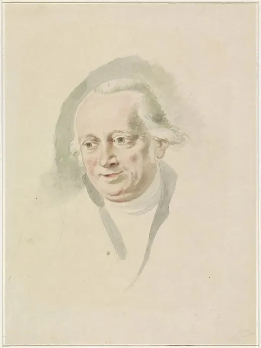 Framed Print : Portrait of Adriaan de Lelie, 1765-1820. Creator: Anon Framed Print : Portrait of Adriaan de Lelie, 1765-1820. Creator: Anon