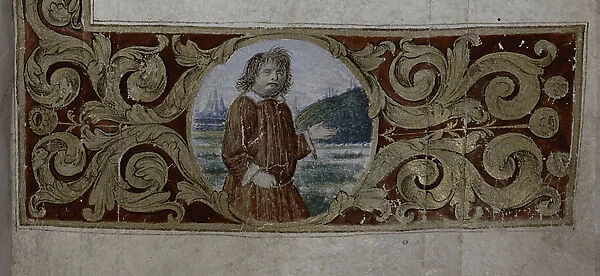 Portrait of Aesop (From: Aesop Fables - Medici Aesop), Between 1475 and 1500. Artist: Mariano di Jacopo del Buono (1433-1504)