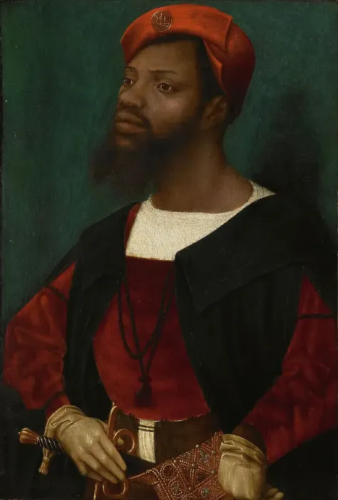 Framed Print : Portrait of an African man, ca 1530. Artist: Mostaert, Jan (1472 / 73-1555 / 56) Framed Print : Portrait of an African man, ca 1530. Artist: Mostaert, Jan (1472 / 73-1555 / 56)