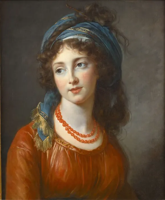 Framed Print : Portrait of Aglae de Gramont, nee de Polignac (1768-1812), 1794. Artist: Vigee-Lebrun, Marie Louise Elisabeth (1755-1842) Framed Print : Portrait of Aglae de Gramont, nee de Polignac (1768-1812), 1794. Artist: Vigee-Lebrun, Marie Louise Elisabeth (1755-1842)