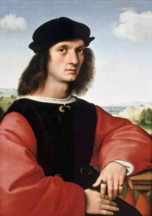 Framed Print : Portrait of Agnolo Doni, ca 1506-1507 Framed Print : Portrait of Agnolo Doni, ca 1506-1507