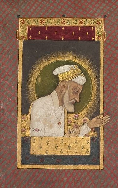 Portrait of Alamgir (r. 1658-1707), c. 1700. Creator: Unknown