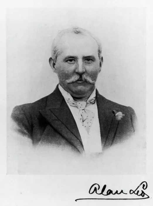 Framed Print : Portrait of Alan Leo, (c1895?). Creator: Unknown Framed Print : Portrait of Alan Leo, (c1895?). Creator: Unknown