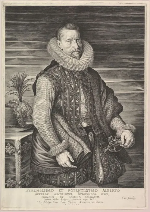 Framed Print : Portrait of Albert, Archduke of Austria, Sovereign of Southern Netherlands, 1615 Framed Print : Portrait of Albert, Archduke of Austria, Sovereign of Southern Netherlands, 1615