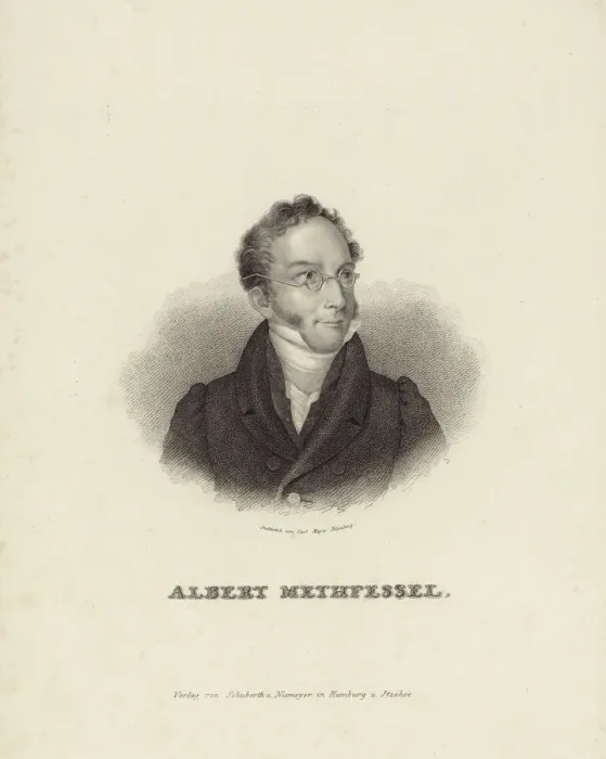 Framed Print : Portrait of Albert Methfessel (1785-1869), c. 1830 Framed Print : Portrait of Albert Methfessel (1785-1869), c. 1830