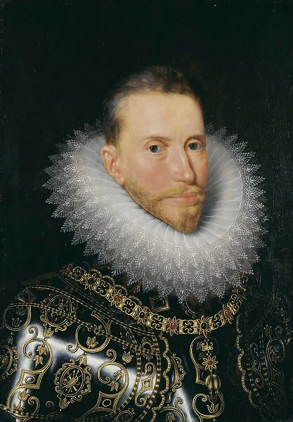 Portrait of Albert VII, Archduke of Austria (1559-1621), Early 17th cen Artist: Pourbus, Frans, the Younger (1569-1622)