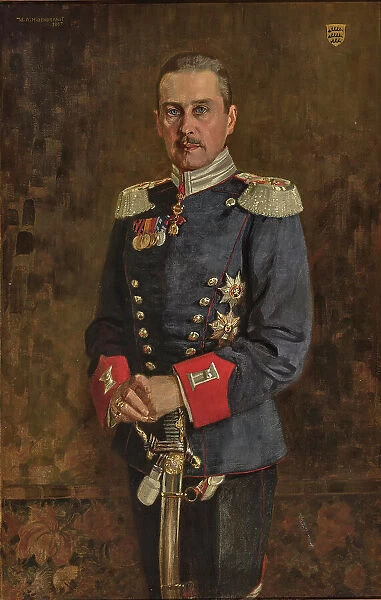 Portrait of Albrecht, Duke and Crown Prince of Württemberg (1865-1939), 1907. Creator: Hildenbrandt, Wilhelm Alfred (1874-1943)
