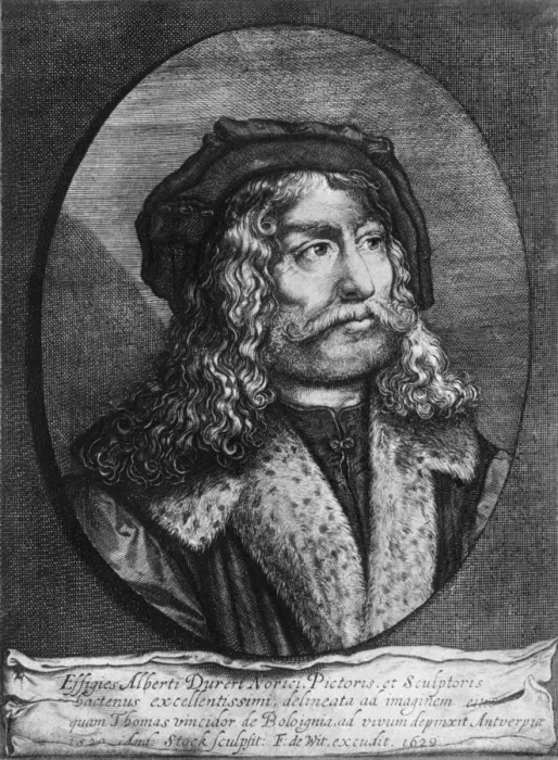 Framed Print : Portrait of Albrecht Durer, 1629, (1936). Artist: Andreas Stock Framed Print : Portrait of Albrecht Durer, 1629, (1936). Artist: Andreas Stock