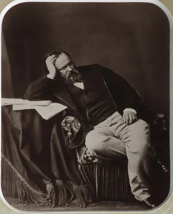 Framed Print : Portrait of Aleksandr Ivanovich Herzen (1812-1870), 1861. Artist: Levitsky, Sergei Lvovich (1819-1898) Framed Print : Portrait of Aleksandr Ivanovich Herzen (1812-1870), 1861. Artist: Levitsky, Sergei Lvovich (1819-1898)