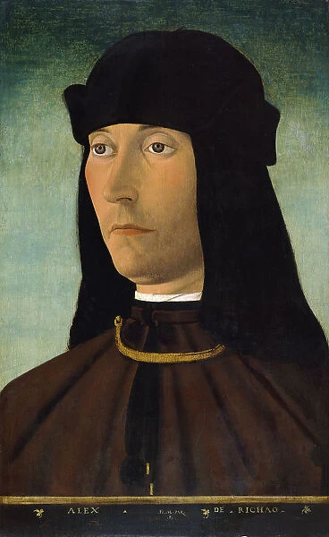 Portrait of Alessandro de Richao, after 1491. Artist: Mazzola, Filippo (1460-1505)