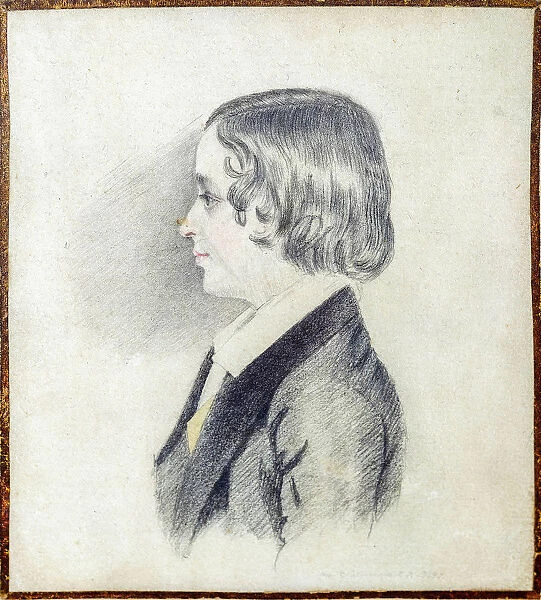 Portrait of Alexander Alexandrovich Pushkin (1833-1914), Son of the Poet, 1844