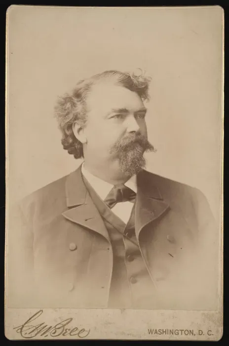 Framed Print : Portrait of Alexander Brown (1843-1906), Before 1893. Creator: Charles Milton Bell Framed Print : Portrait of Alexander Brown (1843-1906), Before 1893. Creator: Charles Milton Bell