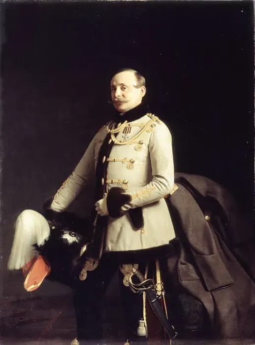 Framed Print : Portrait of Alexander Dmitrievich Ponomarev, Poruchik of His Majestys Life-Guards Hussar Regiment, 1855. Artist: Zaryanko, Sergei Konstantinovich (1818-1870) Framed Print : Portrait of Alexander Dmitrievich Ponomarev, Poruchik of His Majestys Life-Guards Hussar Regiment, 1855. Artist: Zaryanko, Sergei Konstantinovich (1818-1870)